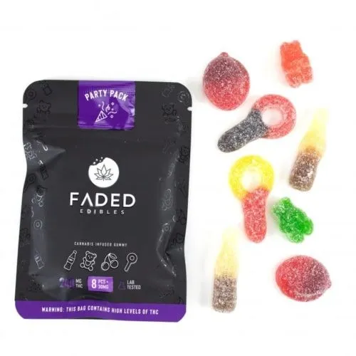 Faded Edibles Party Pack Assorted Gummies