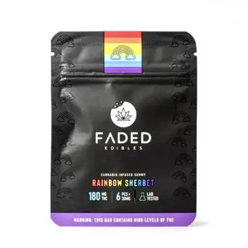 Faded Edibles Rainbow Gummies 1644273186