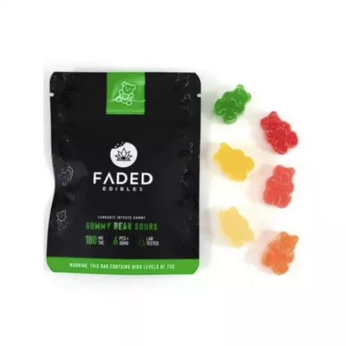 Gummy Bear Vegan THC Gummies - Faded Edibles