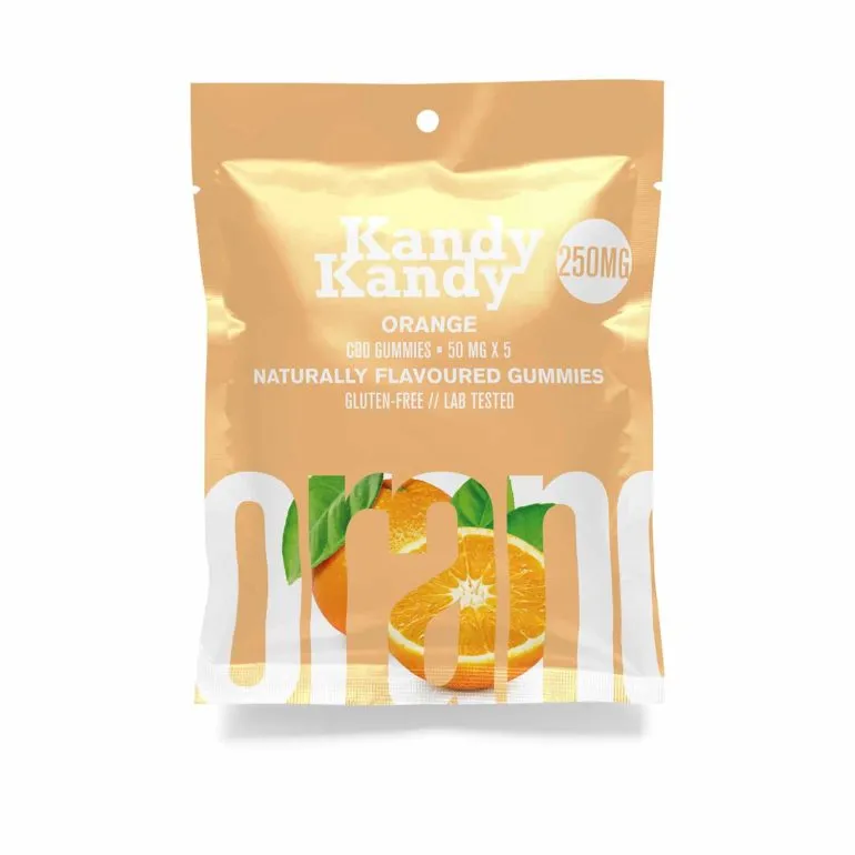 Orange Full-Spectrum CBD Gummies - Kandy Kandy