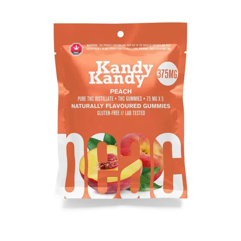 Peach THC Gummies - Kandy Kandy