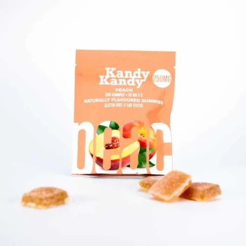 Peach Full-Spectrum CBD Gummies - Kandy Kandy