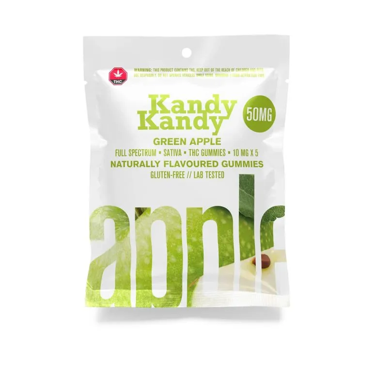 Green Apple THC Gummies - Kandy Kandy
