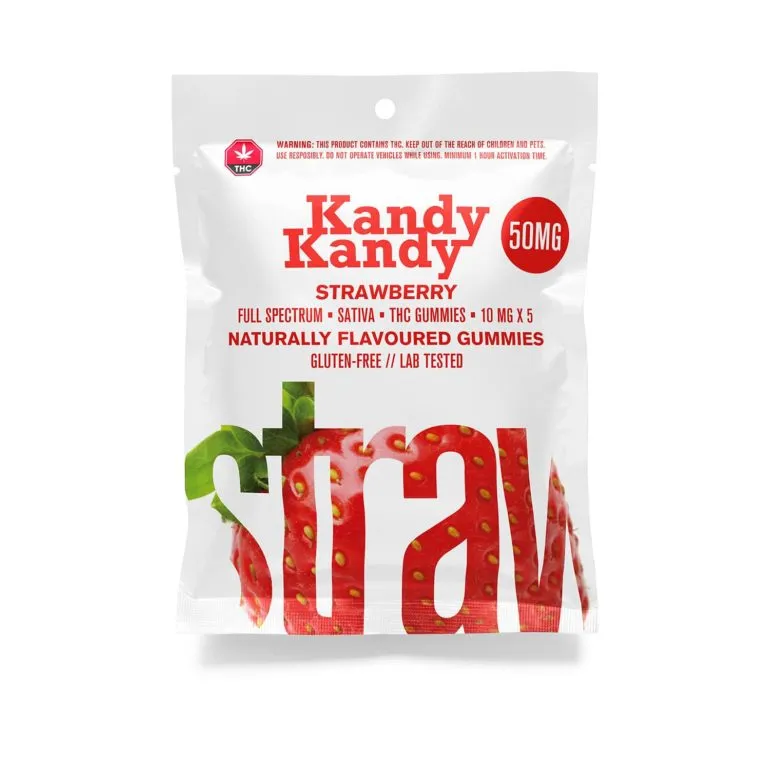 Strawberry THC Gummies - Kandy Kandy