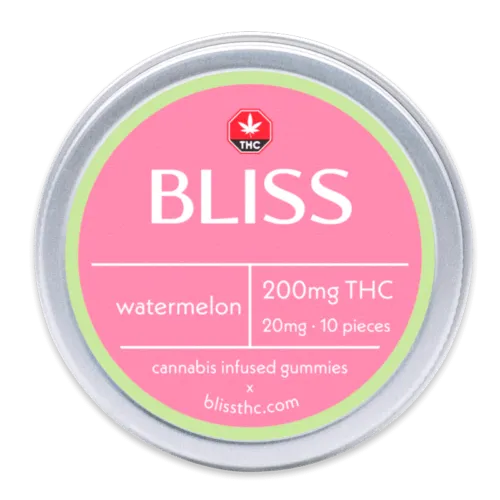 Watermelon THC Gummies - Bliss Edibles